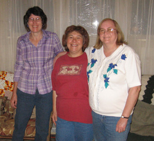 Gayle with Stacy and Cindy